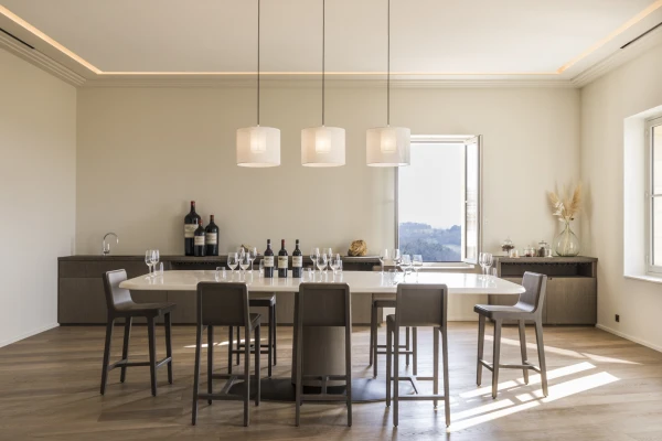 Salle dégustation Troplong Mondot